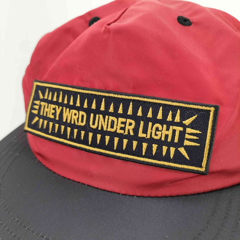 ウィアード WEIRDO THEY WRD UNDER LIGHT 刺繍ロゴ キャップ メンズ