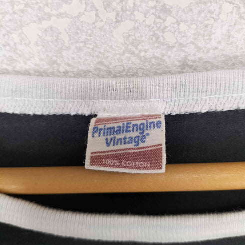 primal engine vintage 00s ラグランスリーブバンドカットソー メンズ