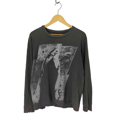 聖母マリア スカル プリント L/S カットソー ロンT メンズ