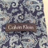 カルバンクライン CALVIN KLEIN ペイズリー柄シルクネクタイ メンズ