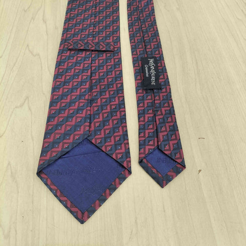 イヴサンローラン Yves Saint Laurent ストライプネクタイ メンズ