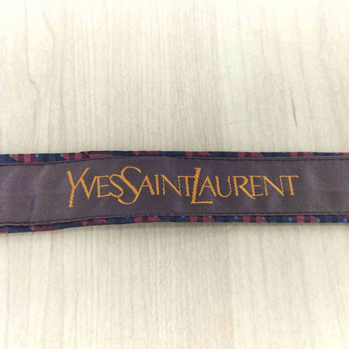 イヴサンローラン Yves Saint Laurent ストライプネクタイ メンズ