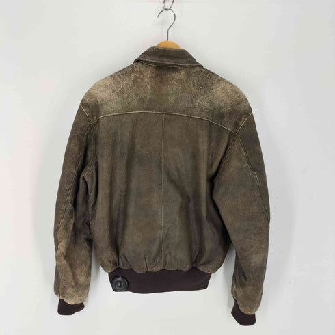 エルエルビーン L.L.Bean 70s-80s USA製 Thinsulate SCOVILLファスナー ラムレザー A2フライトジャケット メンズ 40
