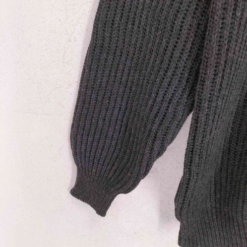 ナノユニバース NANO universe ベーシック畦編みタートルニット メンズ JPN:S