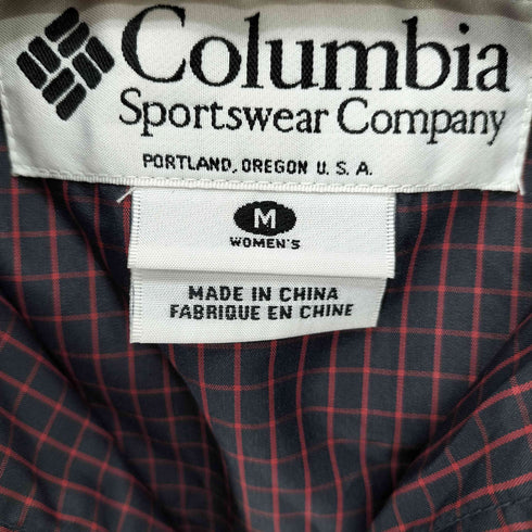 コロンビア Columbia 格子柄ジップアップマウンテンパーカー レディース JPN:M