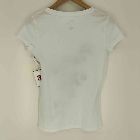 アルマーニエクスチェンジ ARMANI EXCHANGE プリントUネックTシャツ Y2K レディース import:S