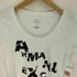 アルマーニエクスチェンジ ARMANI EXCHANGE プリントUネックTシャツ Y2K レディース import:S