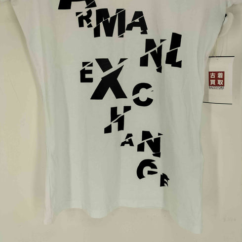 アルマーニエクスチェンジ ARMANI EXCHANGE プリントUネックTシャツ Y2K レディース import:S