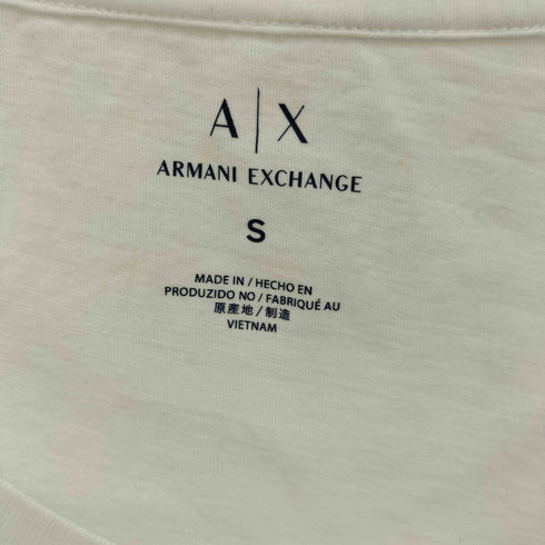 アルマーニエクスチェンジ ARMANI EXCHANGE プリントUネックTシャツ Y2K レディース import:S