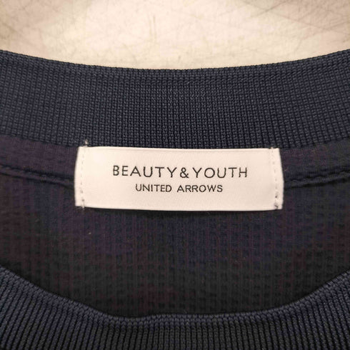 ビューティーアンドユースユナイテッドアローズ BEAUTY & YOUTH UNITED ARROWS BY ストレッチ シアサッカー Tシャツ メンズ JPN:M