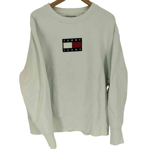 トミージーンズ tommy jeans フロントロゴクルーネックスウェット メンズ import:M