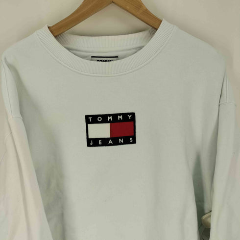 トミージーンズ tommy jeans フロントロゴクルーネックスウェット メンズ import:M