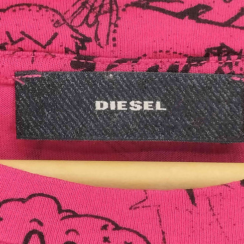 ディーゼル DIESEL 総柄クルーネックtシャツ レディース
