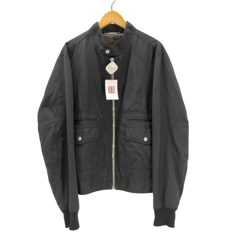 ドルチェアンドガッバーナ DOLCE&GABBANA 00S 黒タグ イタリア製 コットン ナイロン ボンバー ジャケット LAMPOジップ エルボーステッチ メンズ 56