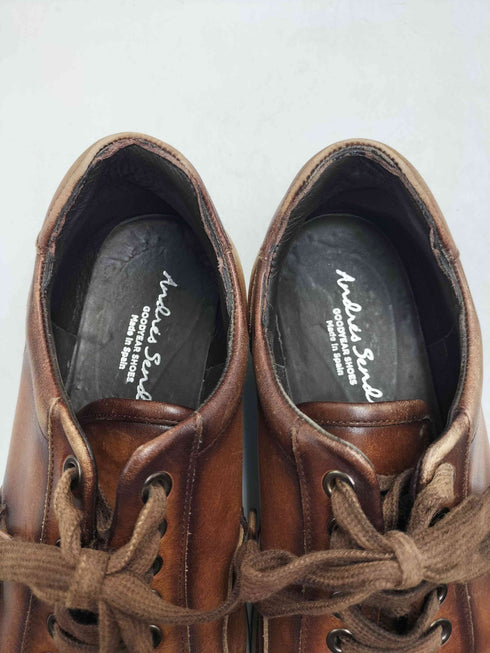 andres sendra vibramソール レザーシューズ メンズ JPN:40