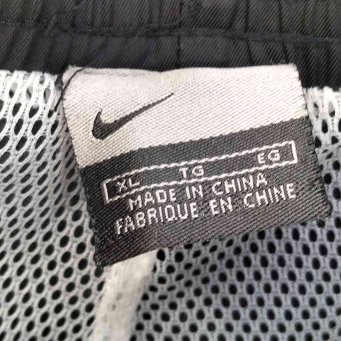 ナイキ NIKE 00S グレータグ スウッシュ パイピング ワイド ナイロン イージーパンツ メンズ import:XL