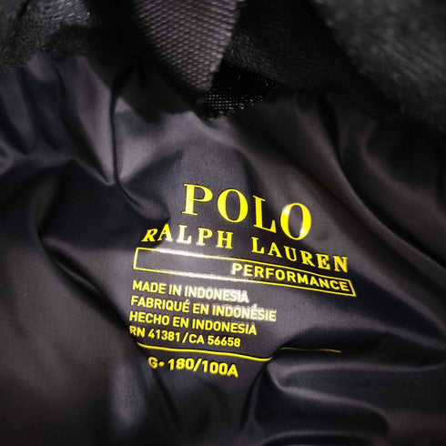 ポロラルフローレン POLO RALPH LAUREN 袖ポニー刺繍 ファーフーデッド ダウンモッズコート メンズ import:L