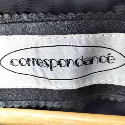 correspondance 90S 牛革 カウレザー ラグランスリーブ レザー トレンチ コート レディース