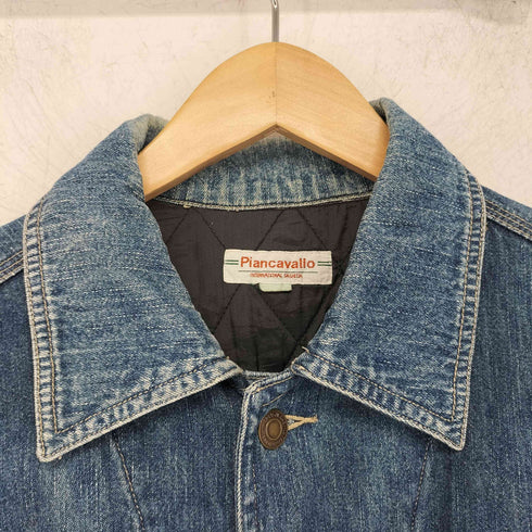 PIANCAVALLO 中綿キルティング デニムカバーオール メンズ