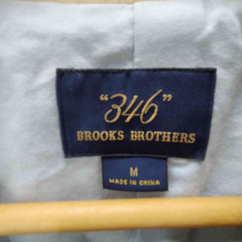 ブルックスブラザーズ 346 BROOKS BROTHERS 裏地背抜き コットン リネン 2B テーラード ジャケット サイドベンツ メンズ import:M
