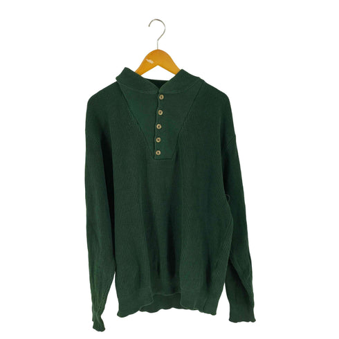 エルエルビーン L.L.Bean 80S USA製 ヘンリーネック コットンニット セーター メンズ L