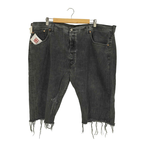 リーバイス Levis 501 オリジナルフィットジーンズ ブラックデニムショーツ ビッグサイズ メンズ W48