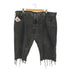 リーバイス Levis 501 オリジナルフィットジーンズ ブラックデニムショーツ ビッグサイズ メンズ W48