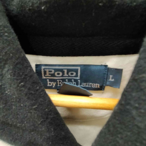 ポロバイラルフローレン Polo by RALPH LAUREN 90S PRL CLUB エンブレム ロゴ 刺繍 ナンバリング 3 ショールカラー コットン アクリル スウェット メンズ import:L