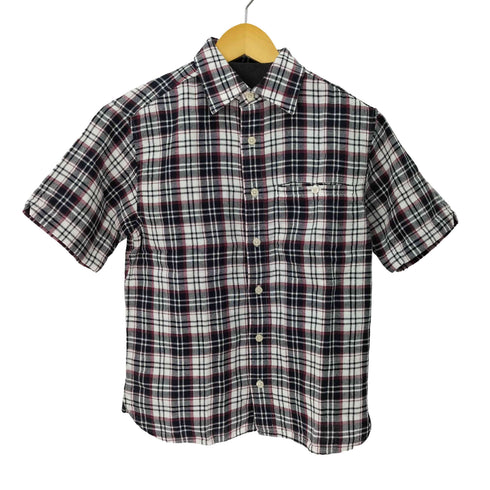 エルエルビーン L.L.Bean タータンチェック コットン 半袖 シャツ メンズ import:XS