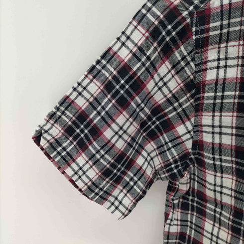エルエルビーン L.L.Bean タータンチェック コットン 半袖 シャツ メンズ import:XS