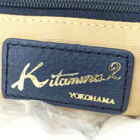 キタムラ KITAMURA ロゴ レザー ショルダー バッグ シボ革 レディース