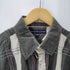 トミーヒルフィガー TOMMY HILFIGER 襟芯 織り チェック 総柄 L/S シャツ メンズ import:L