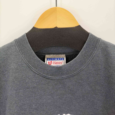 ヘインズ Hanes 刺繍タグ ロゴプリント クルーネックスウェットトレーナー メンズ import:M