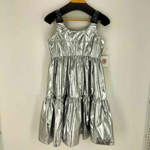 d'zzit Glitter Lace Strap Gather Dress レディース import:S