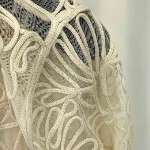 エアー AER チュール刺繍カーディガン レディース FREE