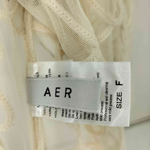 エアー AER チュール刺繍カーディガン レディース FREE