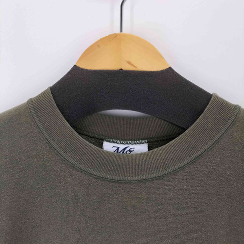 MC Soprt フロント刺繍 クルーネックスウェット メンズ import:L