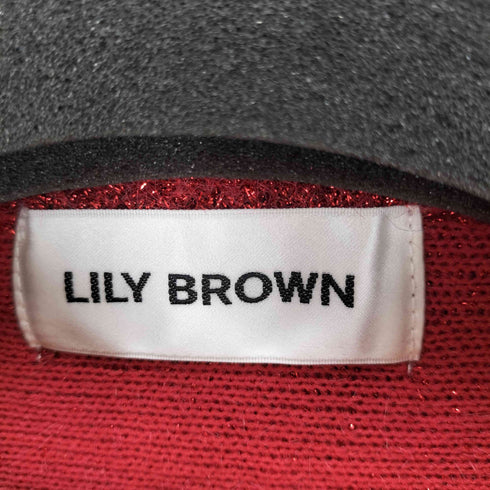 リリーブラウン Lily Brown ラメニットワンピース レディース ONE SIZE