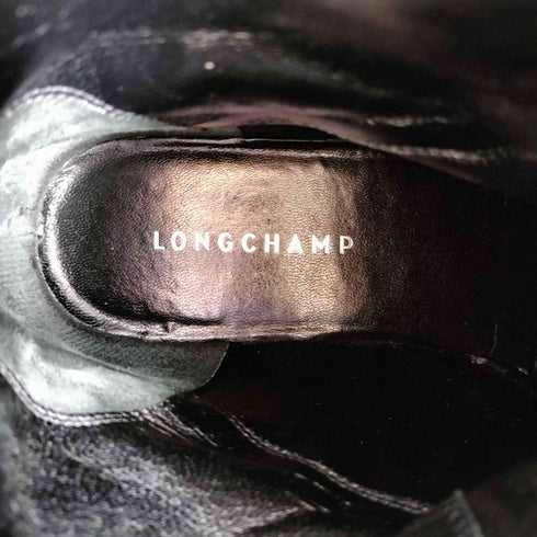 ロンシャン LONGCHAMP スタッズベルトエンジニアブーツ レディース JPN:36