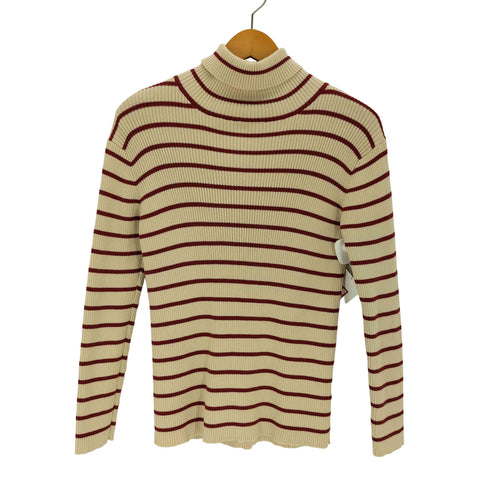 ノップデノッド nop de nod ハイネックボーダーニット レディース import:M