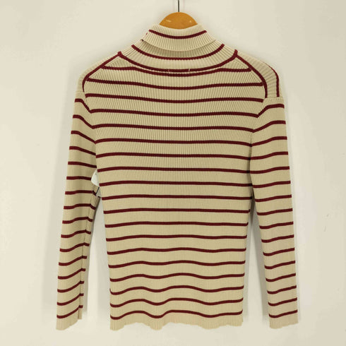 ノップデノッド nop de nod ハイネックボーダーニット レディース import:M