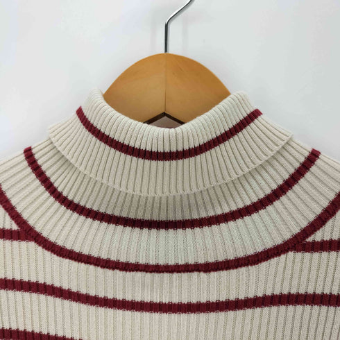 ノップデノッド nop de nod ハイネックボーダーニット レディース import:M