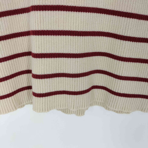 ノップデノッド nop de nod ハイネックボーダーニット レディース import:M