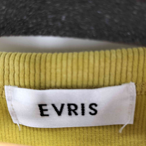 エヴリス EVRIS ワンポイントヘンリーネックトップス レディース FREE