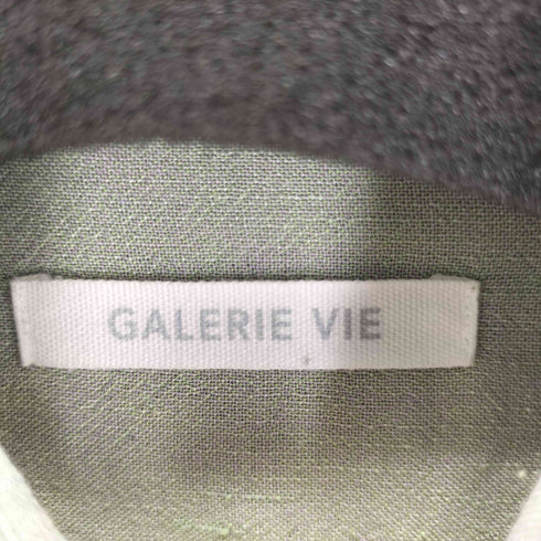 ギャルリーヴィー GALERIE VIE クレープレーヨンリネン ワイドアームシャツ レディース FREE