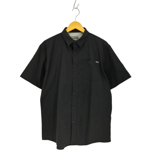 エディーバウアー Eddie Bauer 裏地メッシュ ポケ付き S/S シャツ メンズ import:L