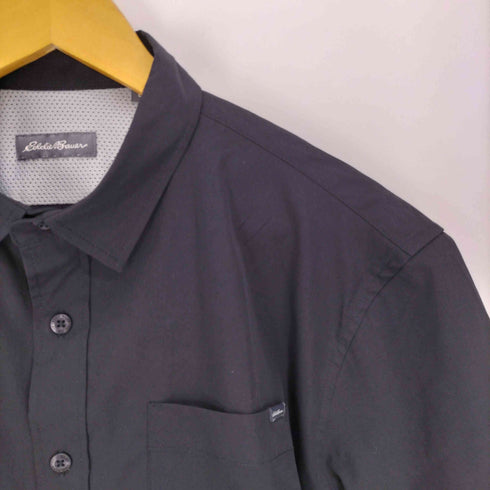 エディーバウアー Eddie Bauer 裏地メッシュ ポケ付き S/S シャツ メンズ import:L