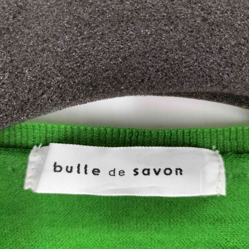 ビュルデサボン bulle de savon ピマクレープ クルーカーディガン レディース FREE