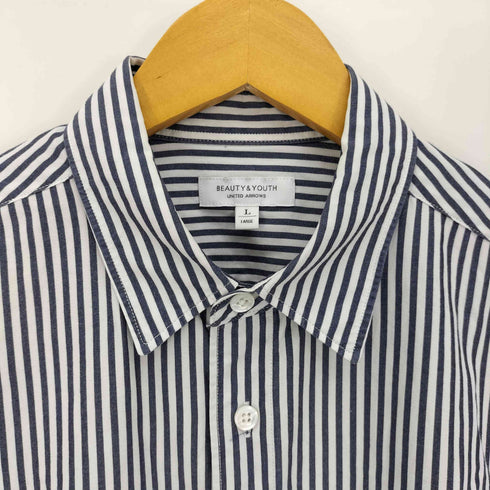ビューティーアンドユースユナイテッドアローズ BEAUTY & YOUTH UNITED ARROWS BY ブロード ストライプ シャツ メンズ JPN:L