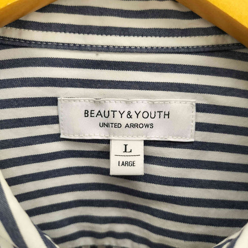 ビューティーアンドユースユナイテッドアローズ BEAUTY & YOUTH UNITED ARROWS BY ブロード ストライプ シャツ メンズ JPN:L